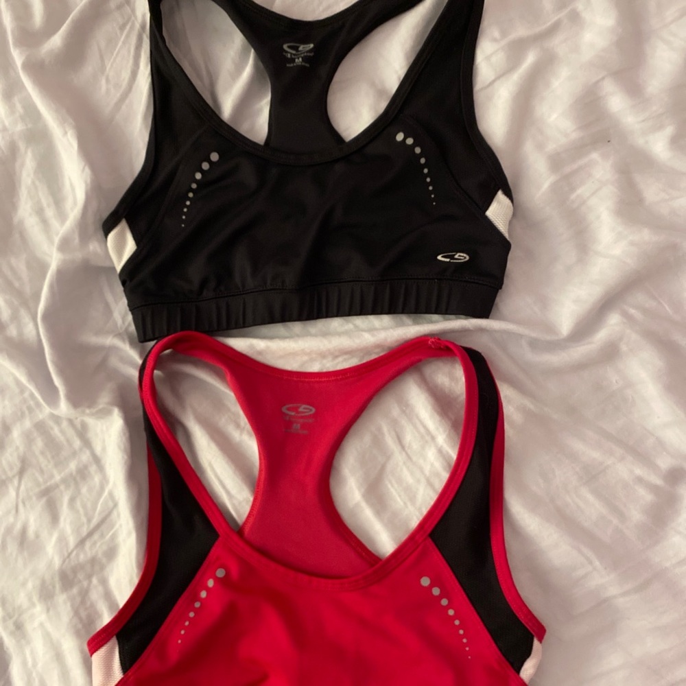 Two champion sports bras